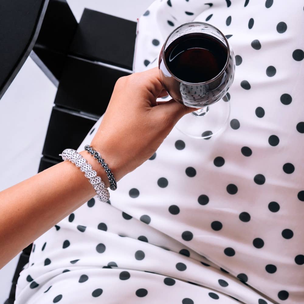 Polka Dot Party Large Hair Ties
