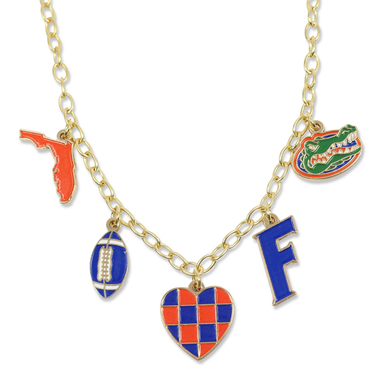 Gameday Charm Necklace - Florida Gators