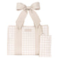 Case-Mate Latte Gingham Bow Jelly Tote Bag (Classic)