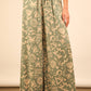 Chloe Printed Wide Leg Long Pants