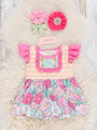 Sweet Blooms Floral Ruffle Bubble