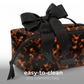 Jelly Cosmetic Bag – Tortoiseshell Lay-Flat Makeup Bag
