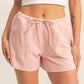 Gingham Pattern Relaxed Fit Shorts
