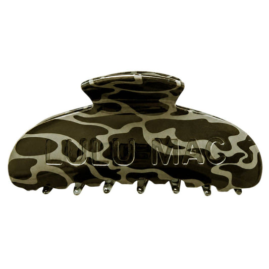LULU MAC HAIR CLIPS - Black Camo