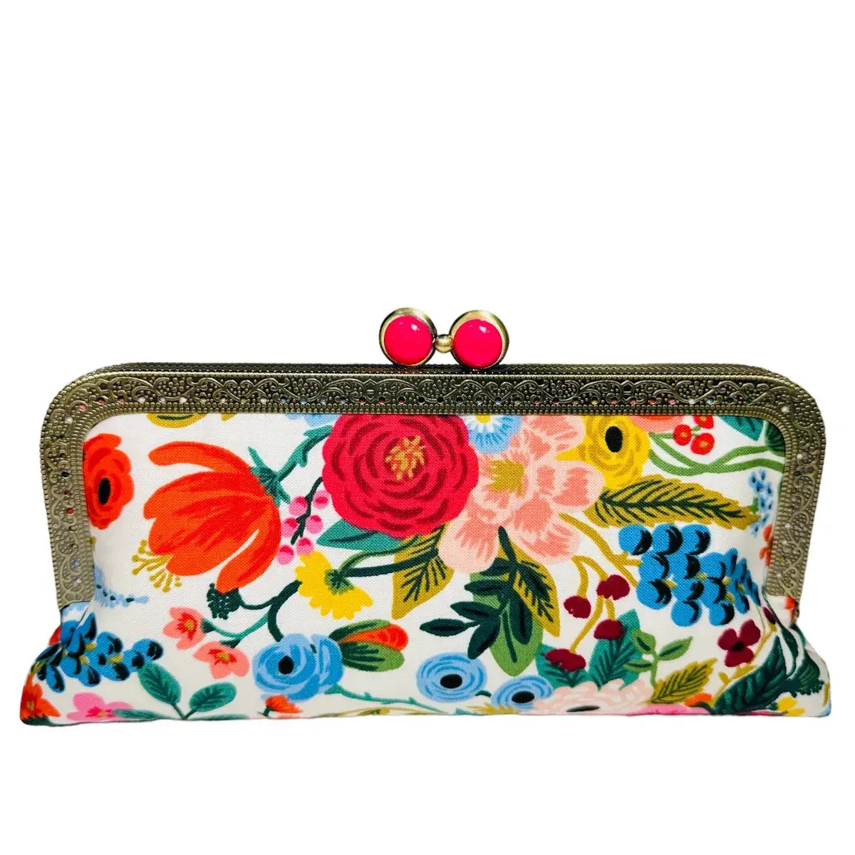 Kiki & Syds Cell Phone Clutch-Garden Party Cream
