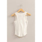 Scoop Neck Ribbed Tank Top