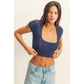 Lace-Up Back Sweater