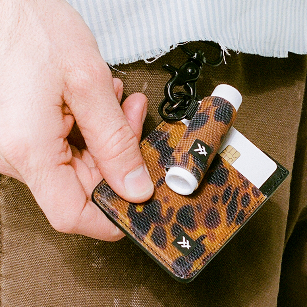 Tortoise - Chapstick Holder Keychain