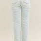 Mid Rise Distressed & Fray Hem Bootcut