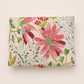 FLORAL PRINT JEWELRY ORGANIZER TRAVEL BOX CASE |