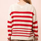 Striped Oversized Knit Sweater