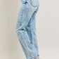 Mineral Wash High Waisted Distressed 90's Straight