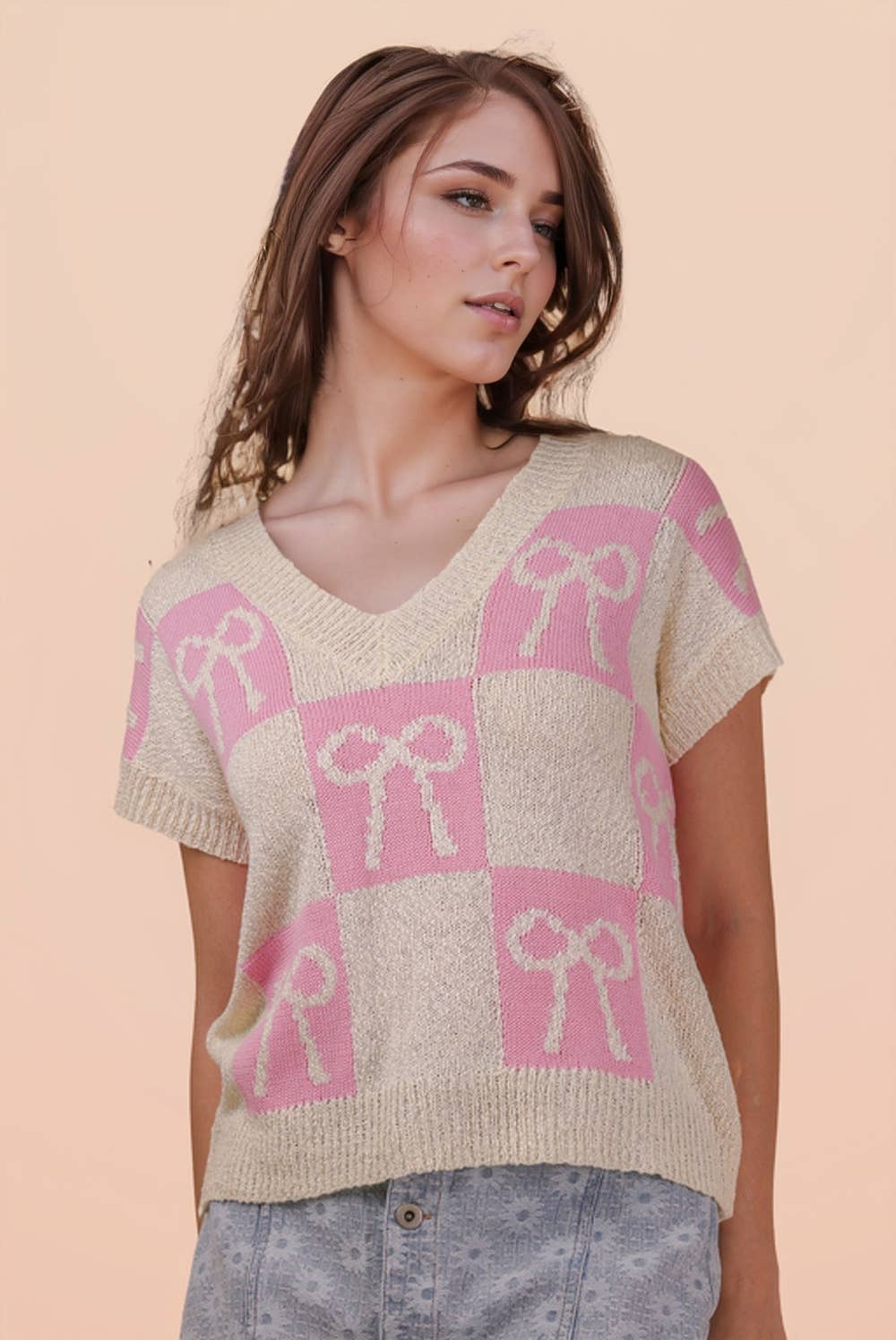Bow Sweater Top