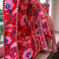 Scarlet Blooms Floral Tote Bag