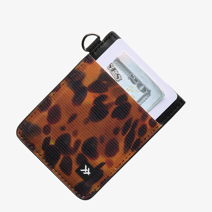 Tortoise - Vertical Leather Wallet