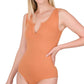 Split Neck Bodysuit