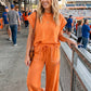 Scuba Contrast Stitch Lounge Set
