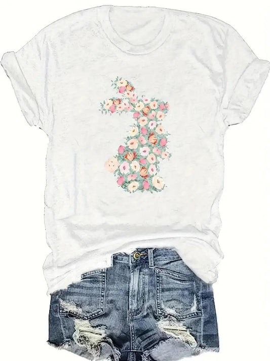 Floral Easter Print Tee - The Salty Mare