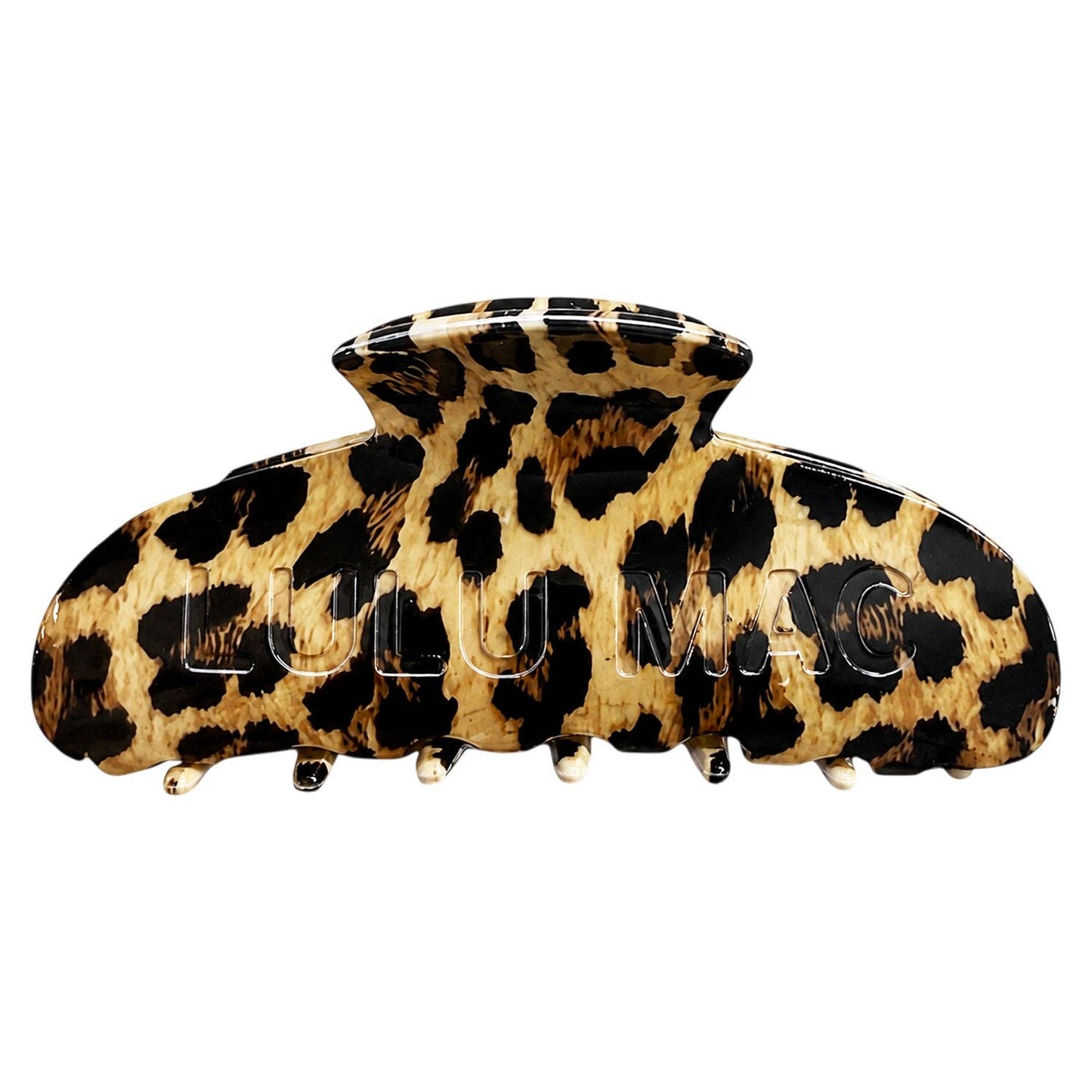LULU MAC HAIR CLIPS - Leopard