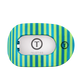 Cabana Cutie | Large | Flat Round Hair Clip