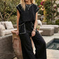 Scuba Contrast Stitch Lounge Set