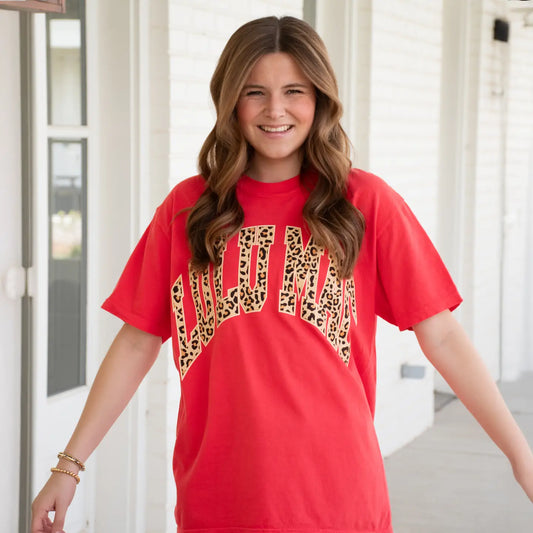 Lulu Mac Tee - Leopard/Paprika