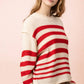 Striped Oversized Knit Sweater