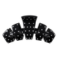 Classic Black Polka Dot Party Large Claw Clip