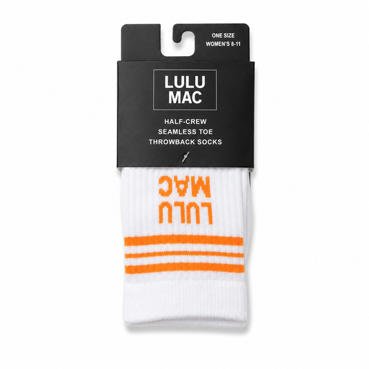 Lulu Mac Socks Single Pair - ORANGE