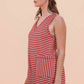 Striped Knit Romper