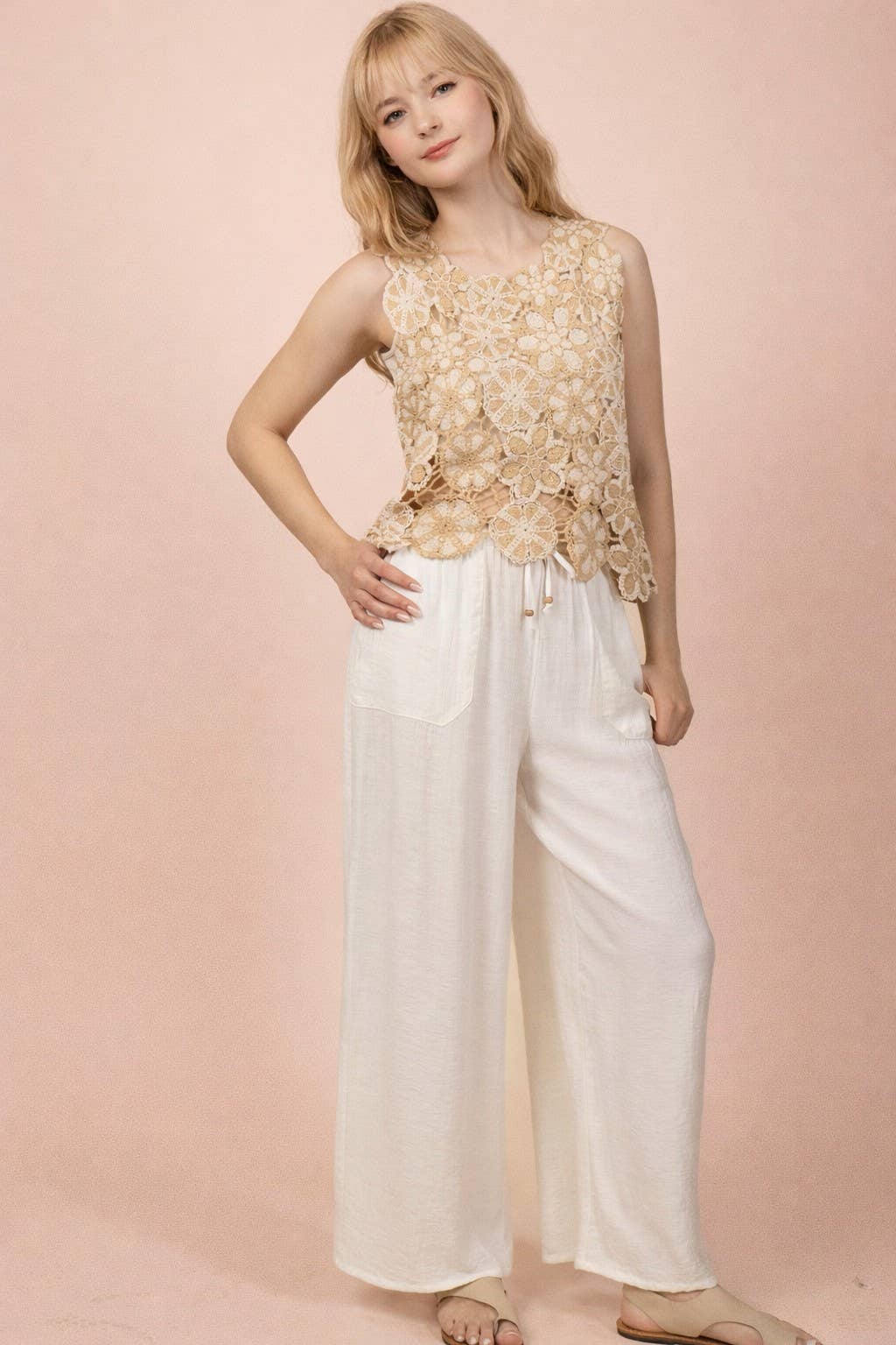 Jasmin Wide Leg Woven Pants