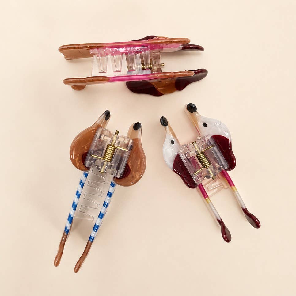 DOG HAIR CLAW CLIPS