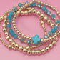 BOHO CROSS BEADED BRACELET SET
