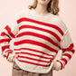 Striped Oversized Knit Sweater