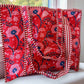 Scarlet Blooms Floral Tote Bag