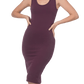 Cotton Sleevless Midi Dress - The Salty Mare