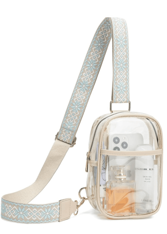 Clear Guitar Strap Sling Bag - The Salty Mare