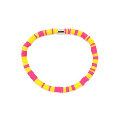 Seascape Vinyl Disc Stretch Bracelet - The Salty Mare