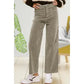 High Waisted Wide Leg Corduroy Pants