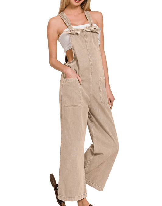 Zenana Knot Strap Jumpsuit - The Salty Mare