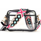 CLEAR COURTNEY FANNY PACK STADIUM APPROVED CROSSBODY BAG