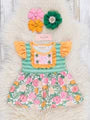 Sweet Blooms Floral Ruffle Bubble