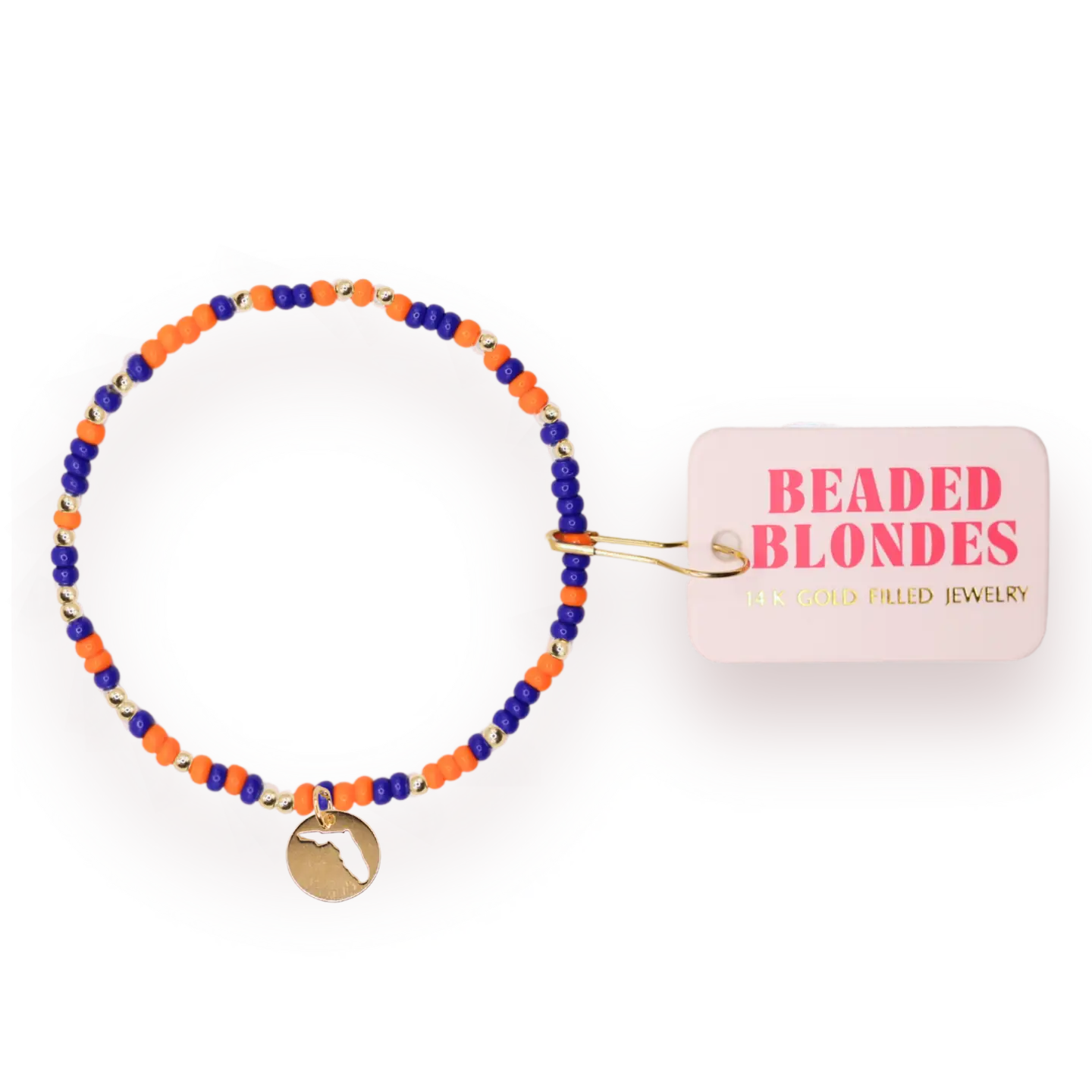 State Cutout Game Day Bracelet