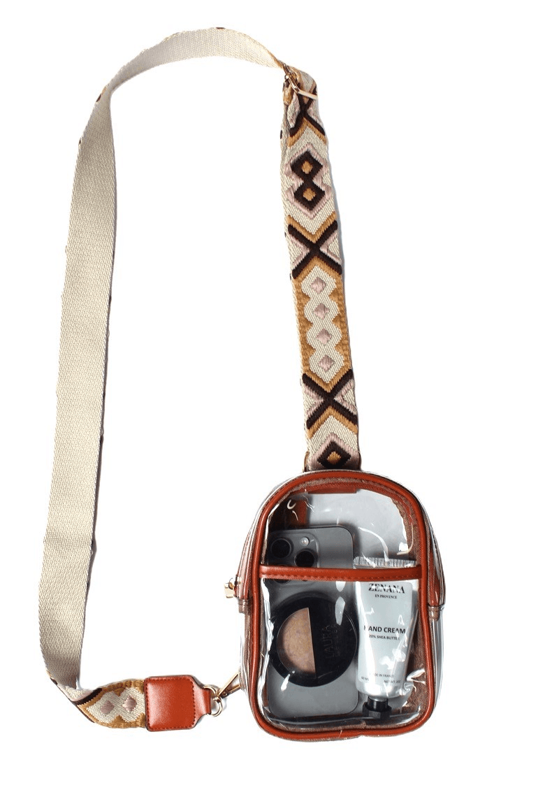 Clear Guitar Strap Sling Bag - The Salty Mare