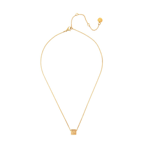 Surfrider Fdn Wave Pendant Necklace - Gold