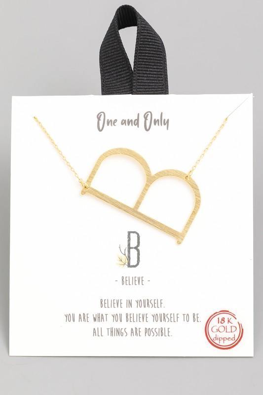 Initial Necklace - The Salty Mare
