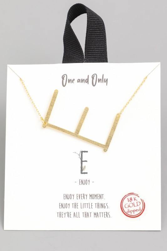 Initial Necklace - The Salty Mare