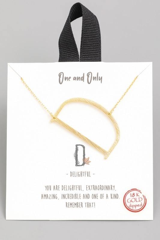 Initial Necklace - The Salty Mare