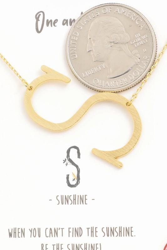 Initial Necklace - The Salty Mare