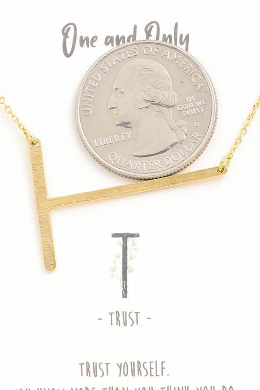 Initial Necklace - The Salty Mare